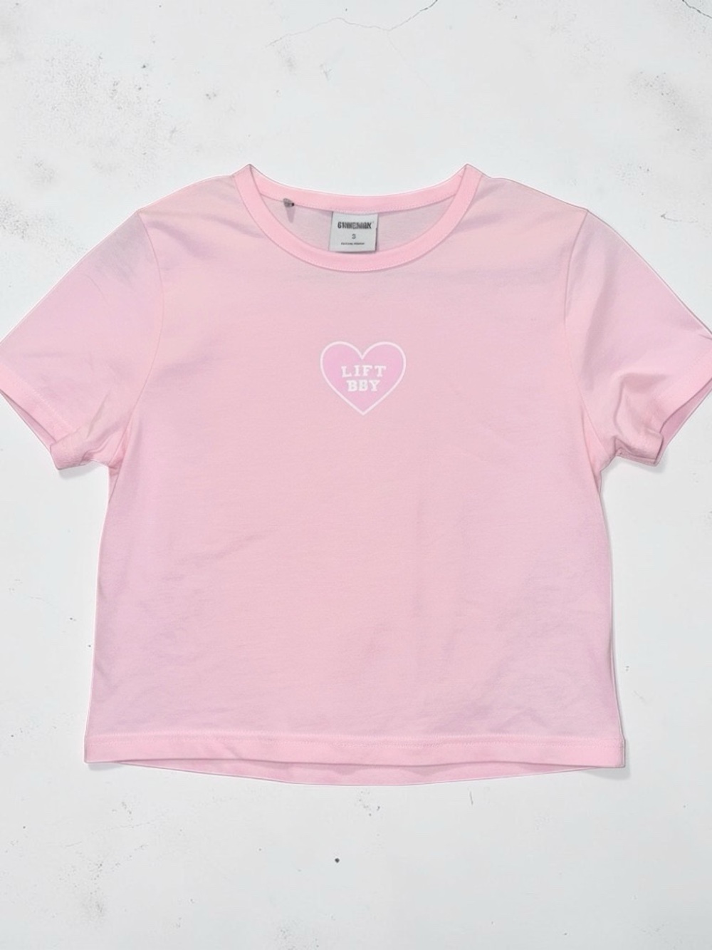 Lift Baby Heart Graphic Tee - Pink